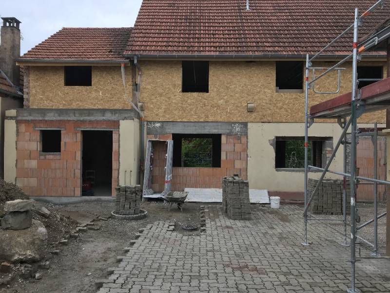 Rénovation complète d'un corps de ferme à un prix attractif sur Molsheim dans le Bas Rhin
